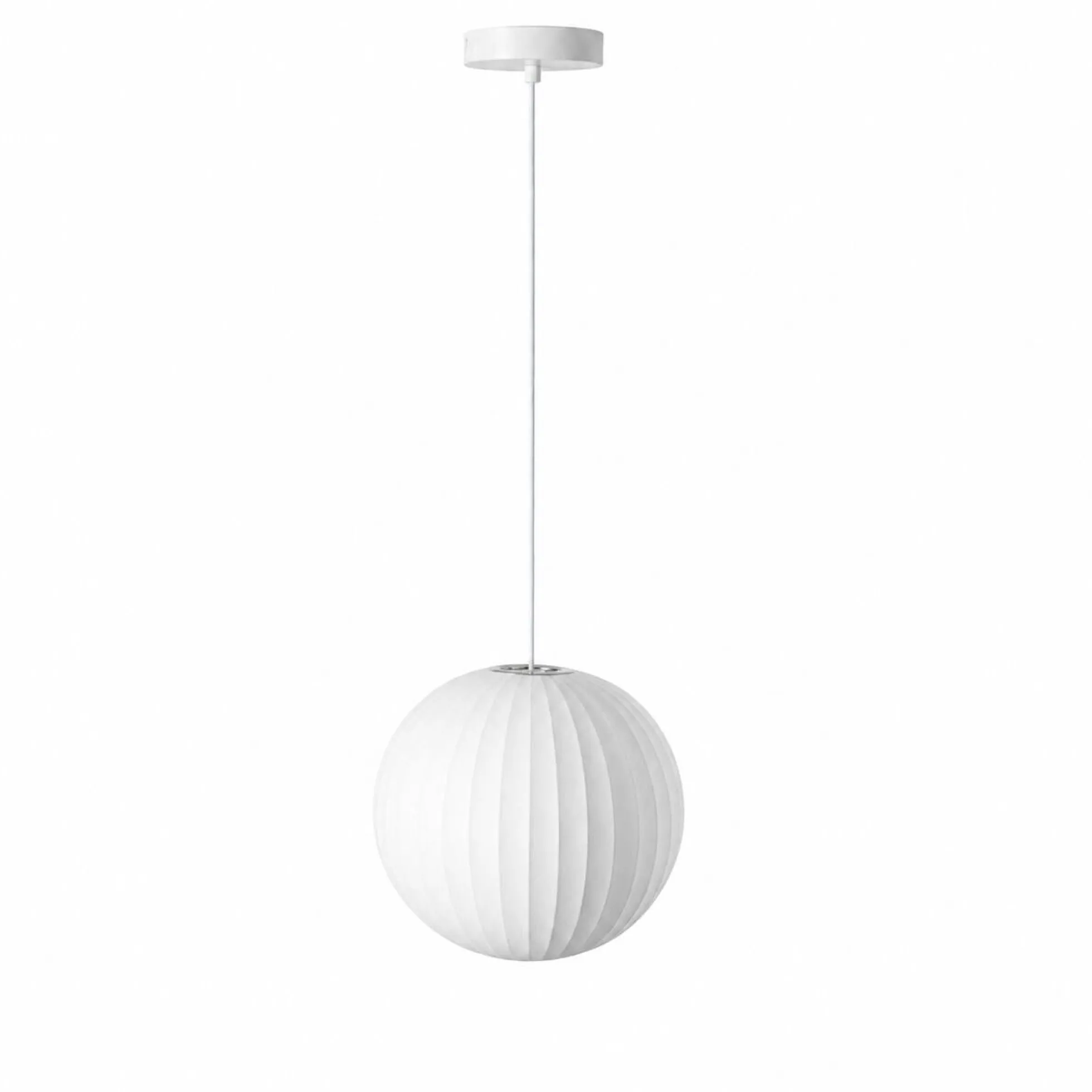 Lámpara colgante de diseño "NUBA 300" - Pantalla de seda - E27 - 30cm