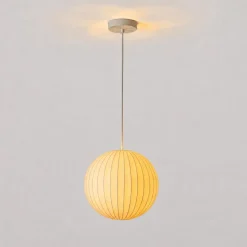 Lámpara colgante de diseño "NUBA 400" - Pantalla de seda - E27 - 40cm