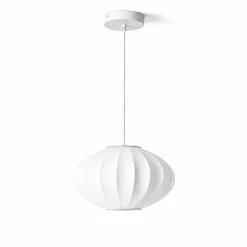 Lámpara colgante de diseño "ONDINA 300" - Pantalla de seda - E27 - 30 cm