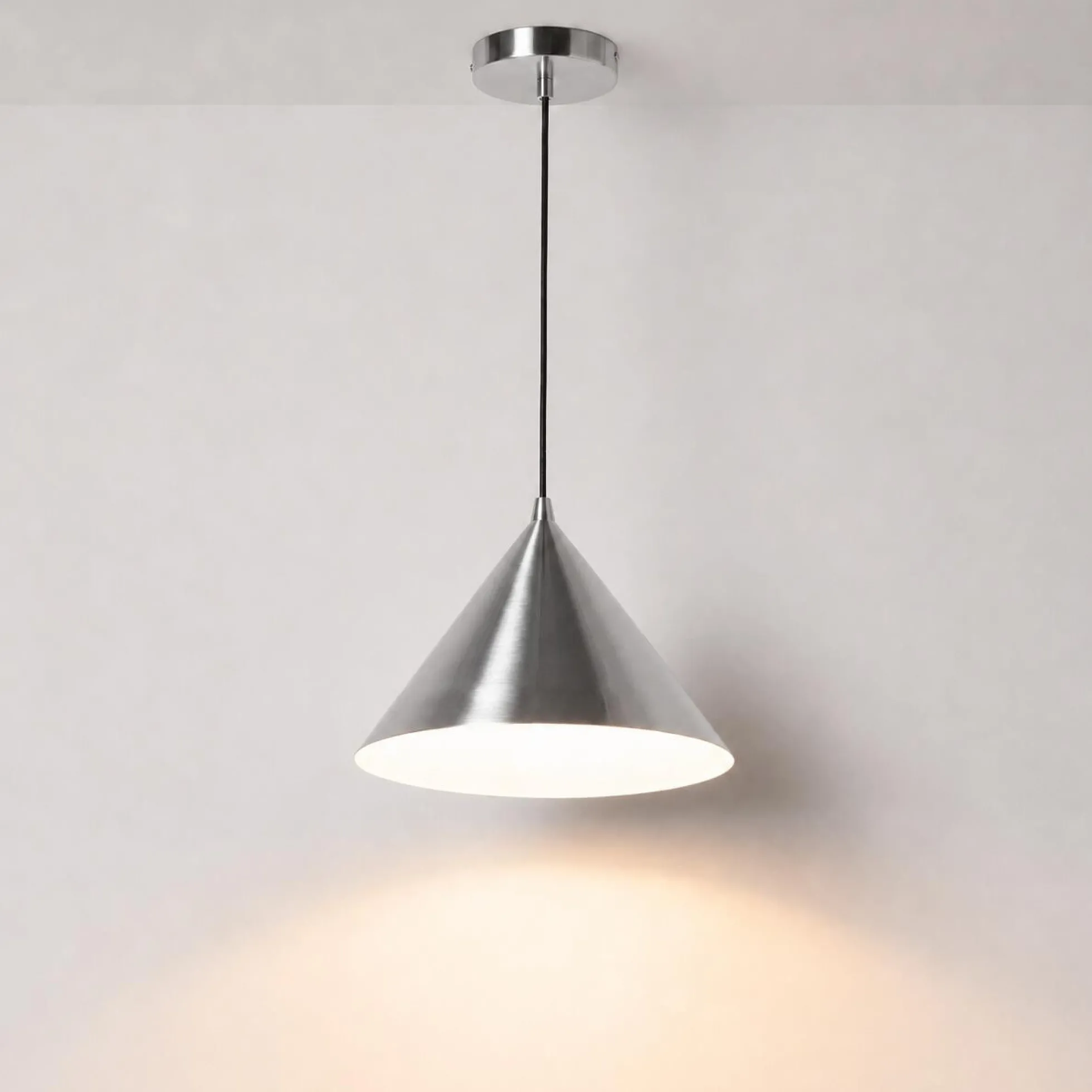 Lámpara colgante de metal "CUSPIDE" - E27 - Ø30cm
