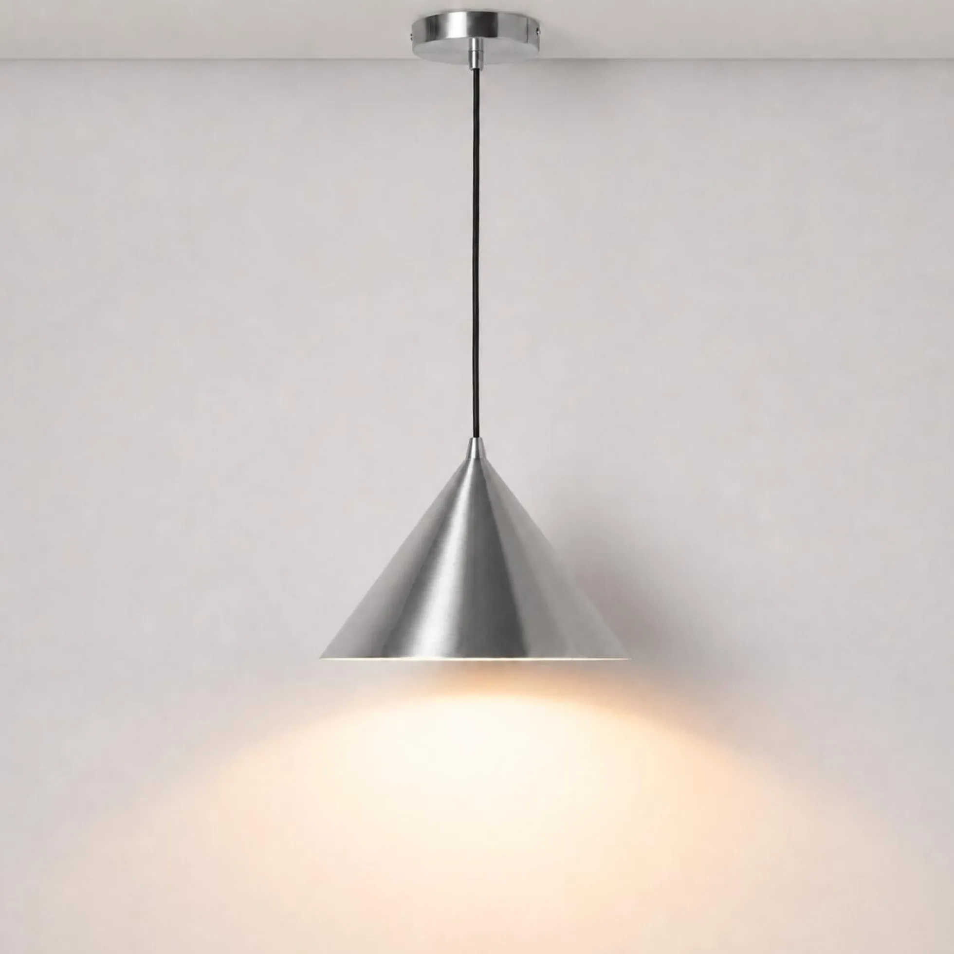 Lámpara colgante de metal "CUSPIDE" - E27 - Ø30cm