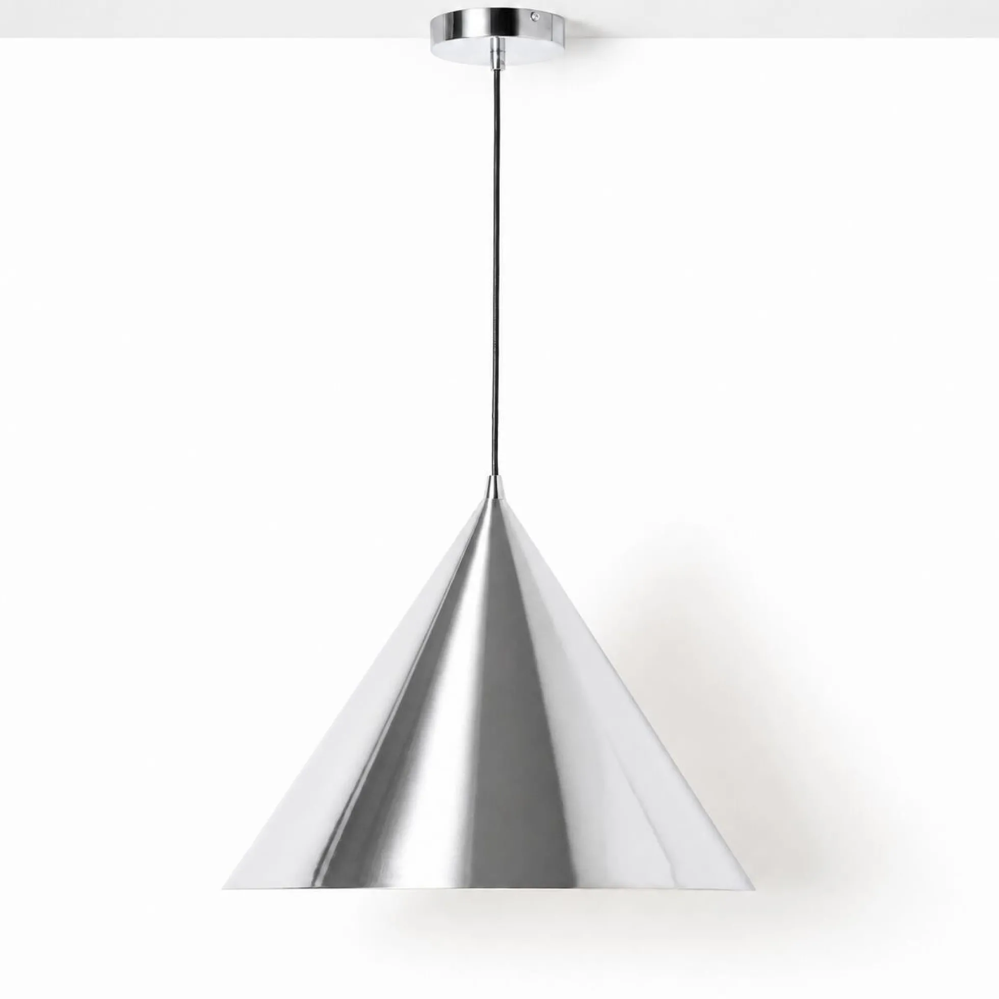 Lámpara colgante de metal "CUSPIDE XL" - E27 - Ø46cm