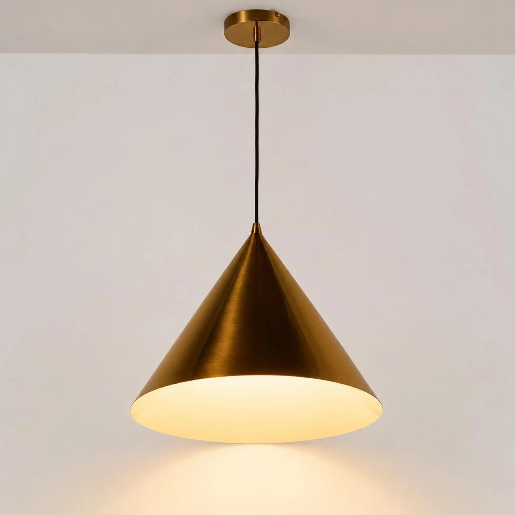 Lámpara colgante de metal "CUSPIDE XL" - E27 - Ø46cm