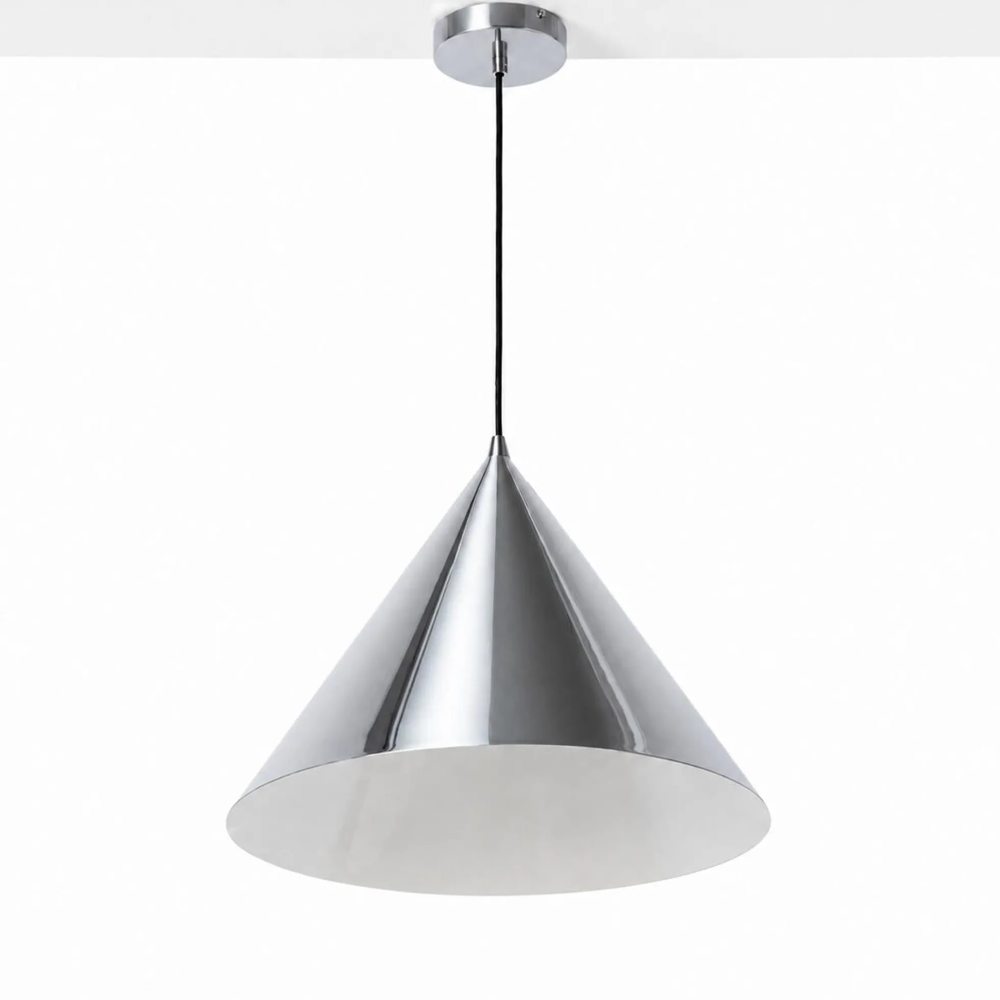 Lámpara colgante de metal "CUSPIDE XL" - E27 - Ø46cm