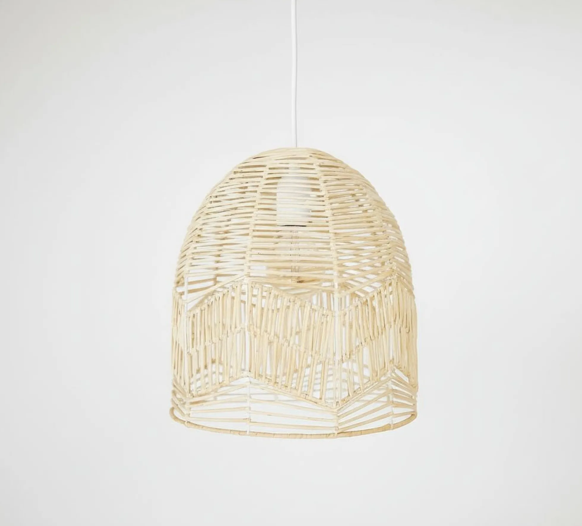 Lámpara colgante de mimbre "NORMA" - Ø45cm - E27