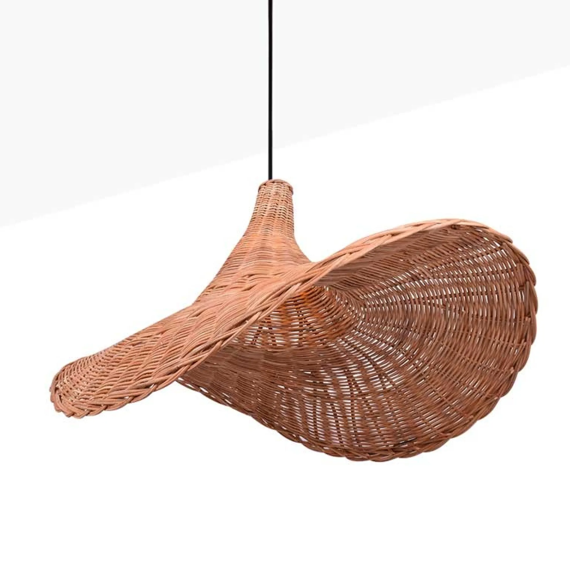 Lámpara colgante de mimbre "Tien"