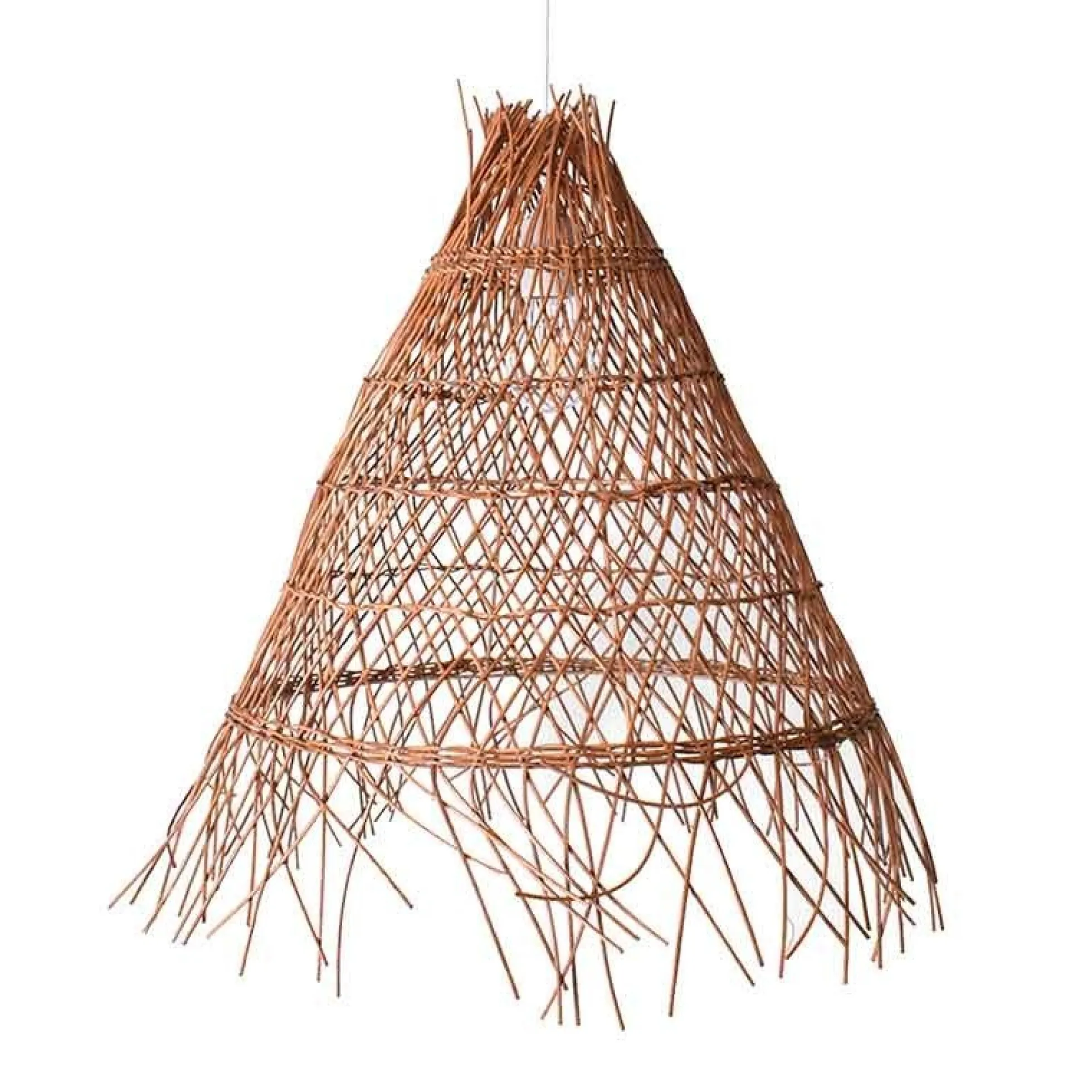 Lámpara colgante de mimbre "Willow"