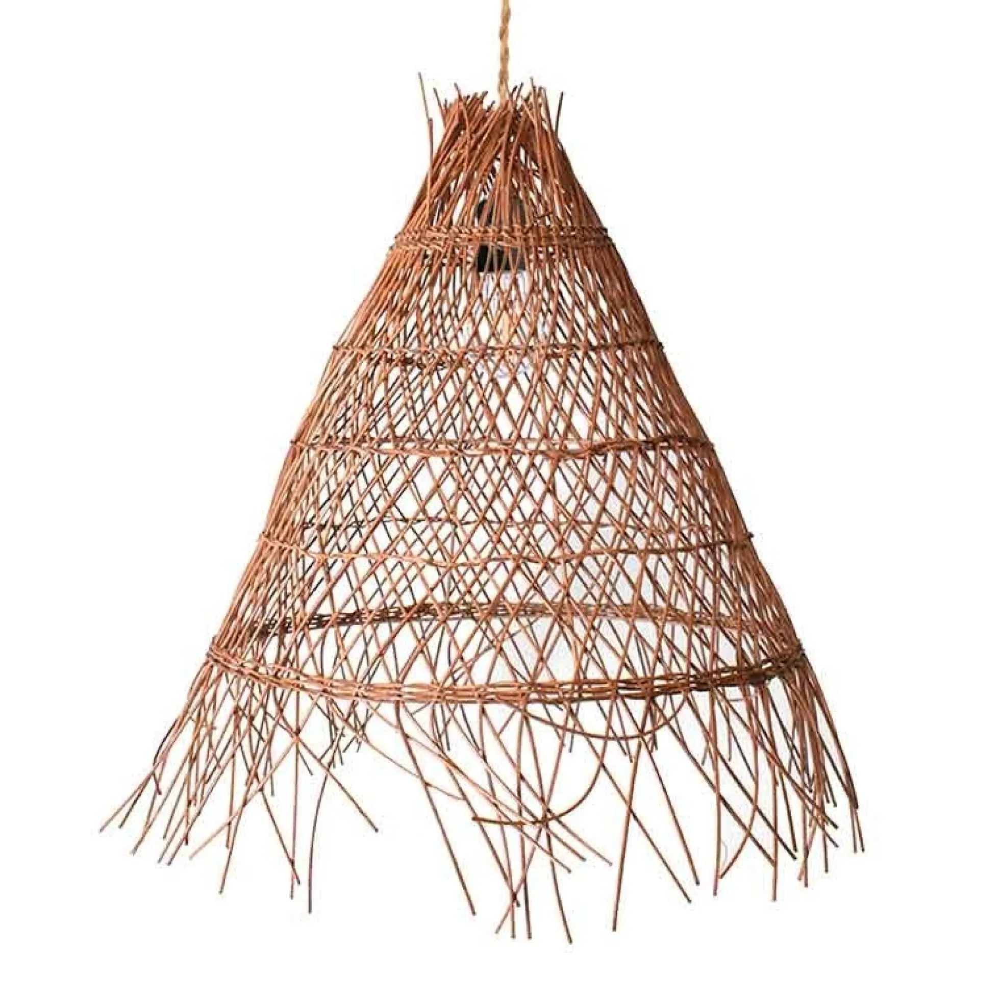 Lámpara colgante de mimbre "Willow"