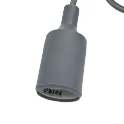 Lámpara colgante - Flexible y resistente - Casquillo en Silicona E27