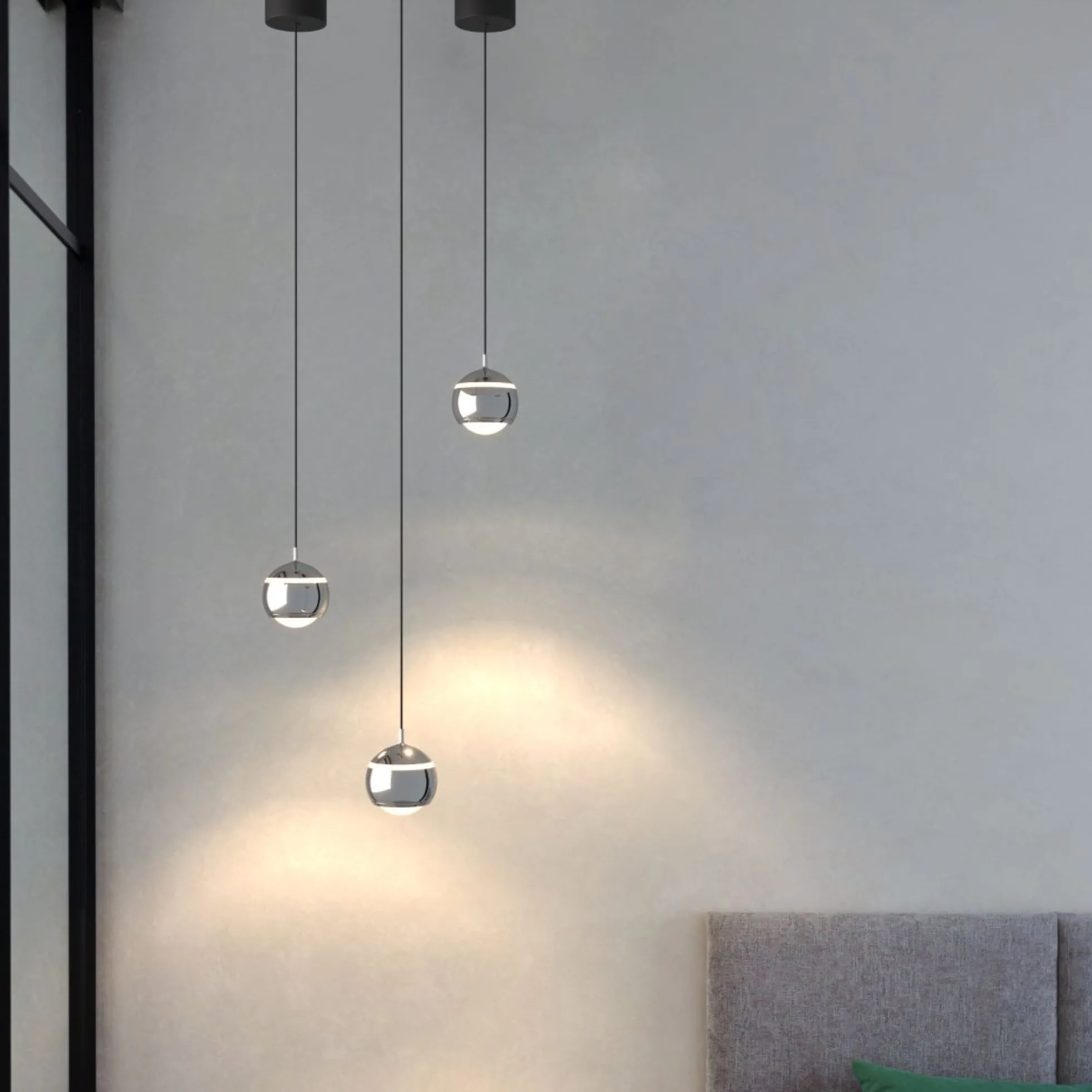Lámpara colgante LED "AURA" - 7W - 2700K - Driver Eaglerise - Chip OSRAM