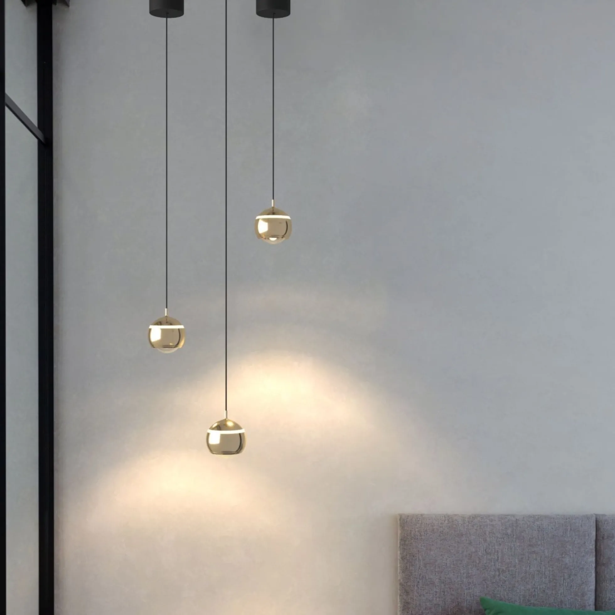 Lámpara colgante LED "AURA" - 7W - 2700K - Driver Eaglerise - Chip OSRAM