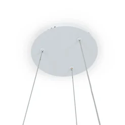 Lámpara colgante LED CCT 24W - Efecto madera - ø46cm