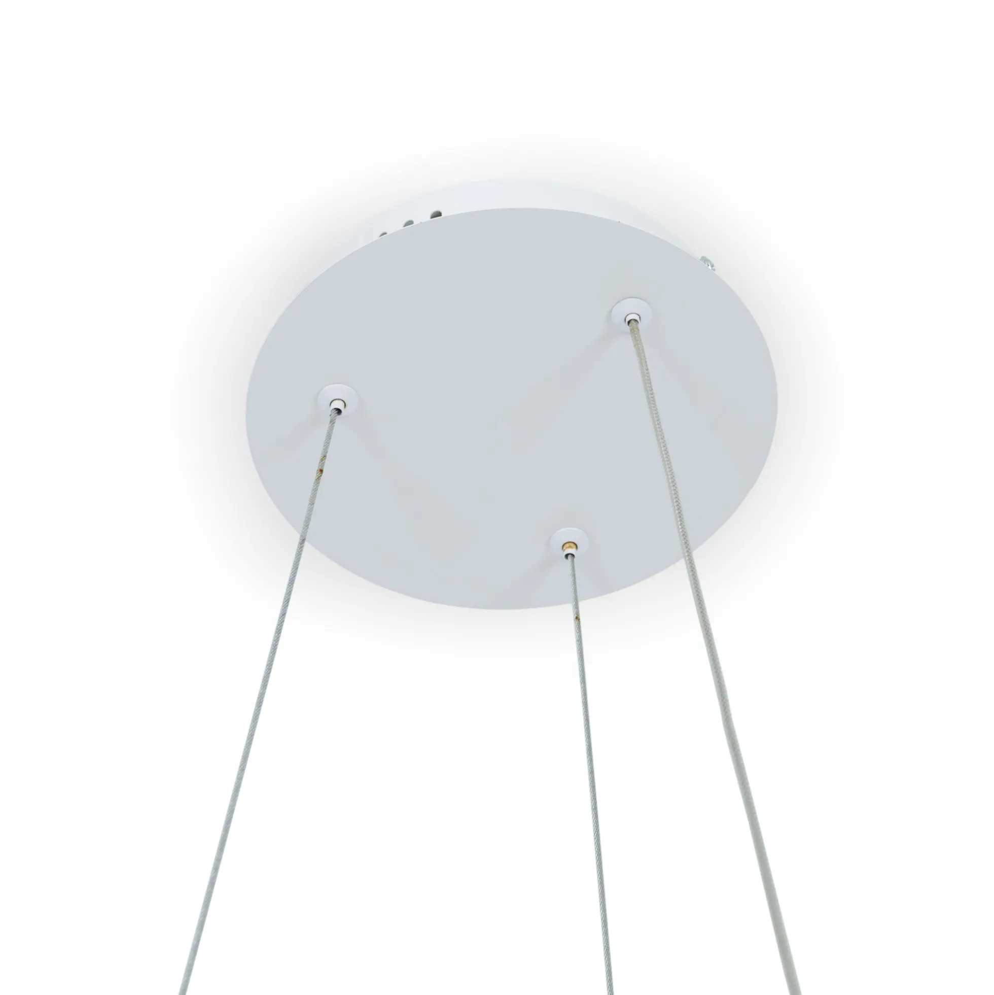 Lámpara colgante LED CCT 24W - Efecto madera - ø46cm