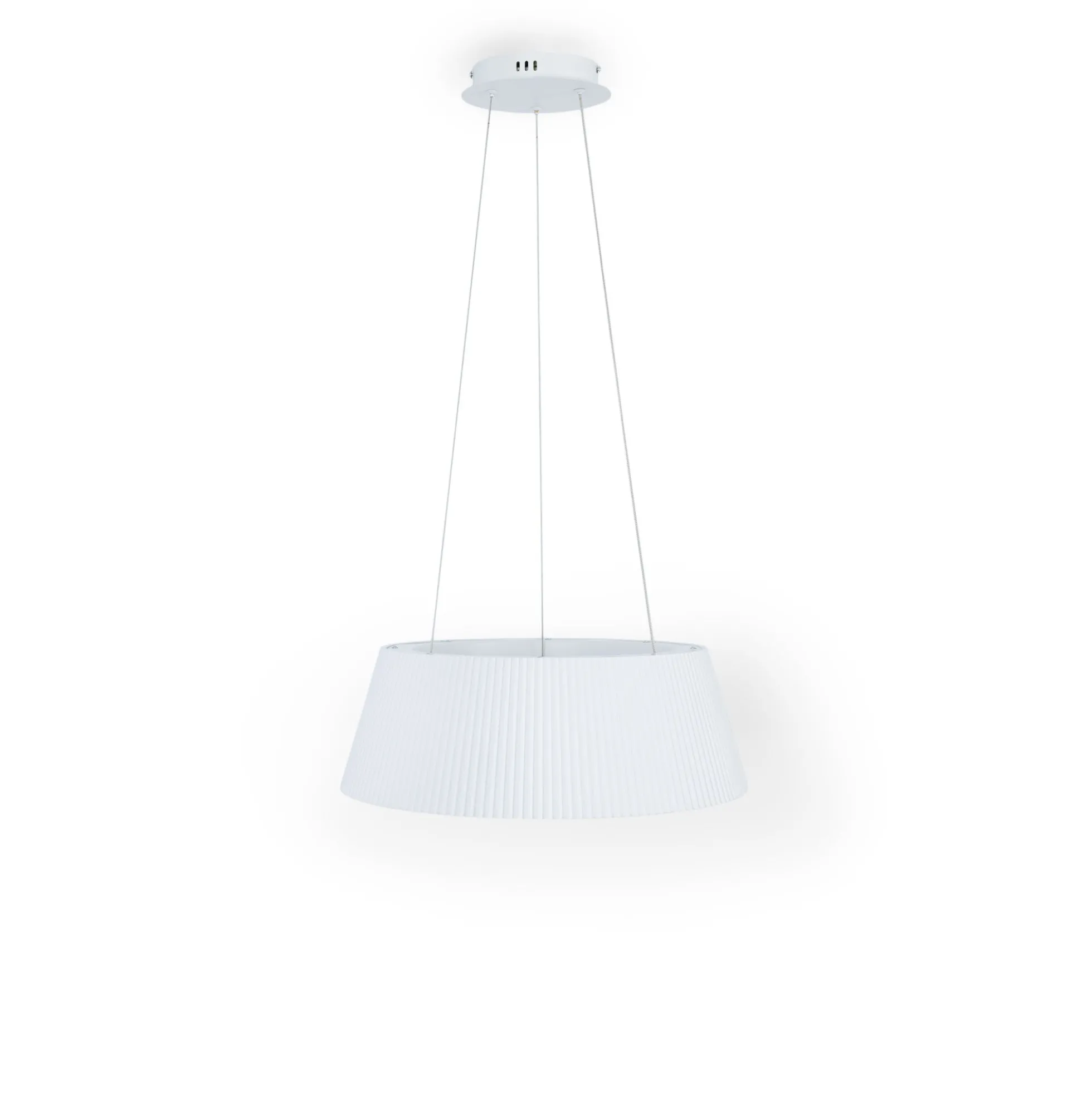 Lámpara colgante LED CCT 24W - Efecto madera - ø46cm
