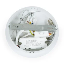 Lámpara colgante LED CCT 24W - Efecto madera - ø46cm