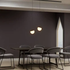 Lámpara colgante LED esfera para carril magnético 48V - 6W - 2700K - CRI90