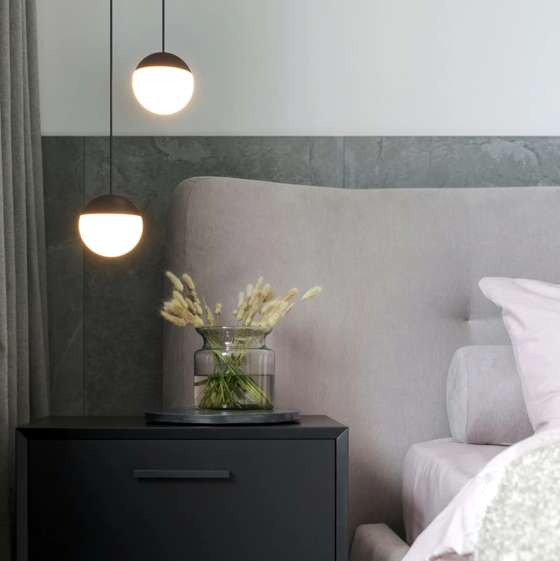 Lámpara colgante LED esférica "ASTRO" - 9W - Luz cálida