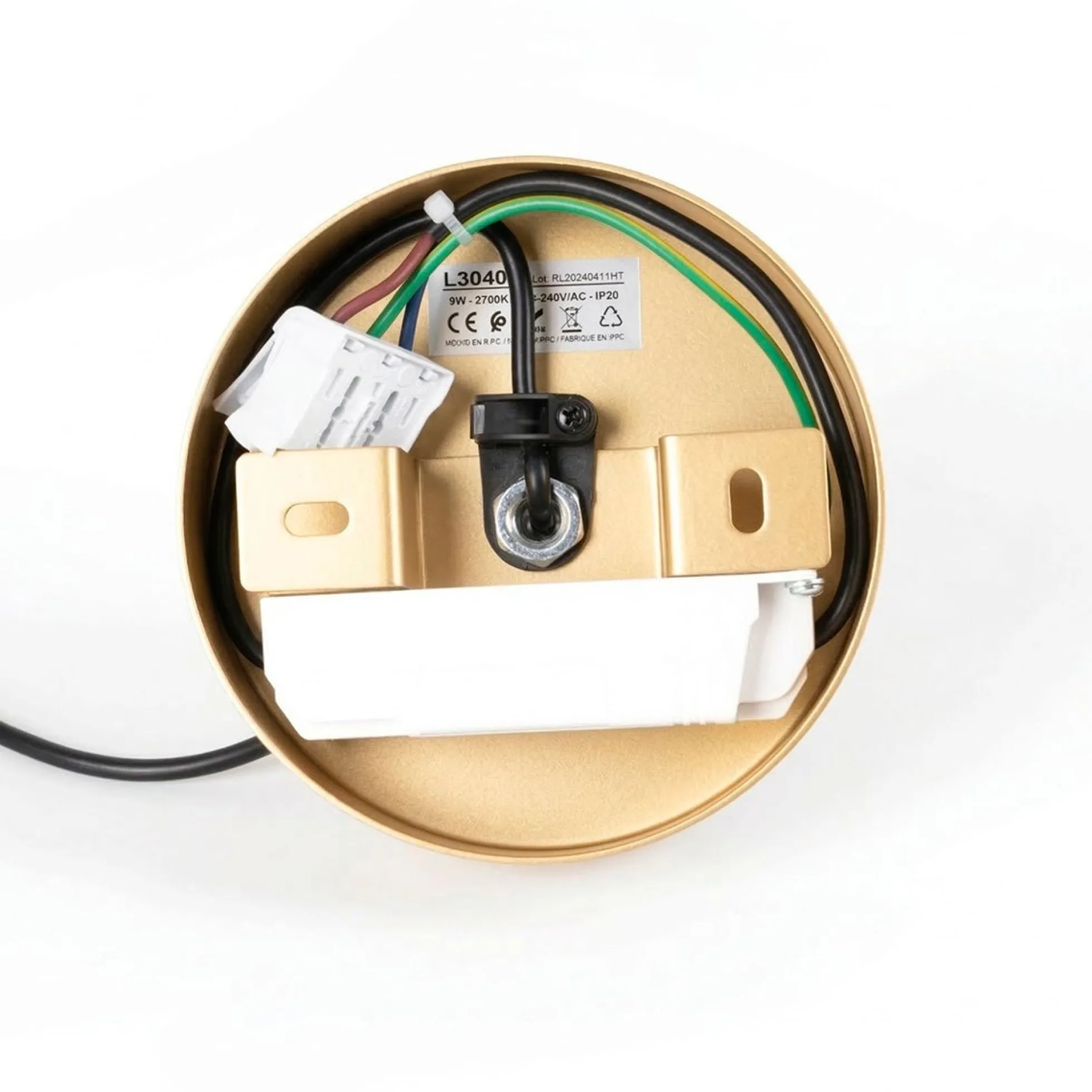 Lámpara colgante LED esférica "ASTRO" - 9W - Luz cálida