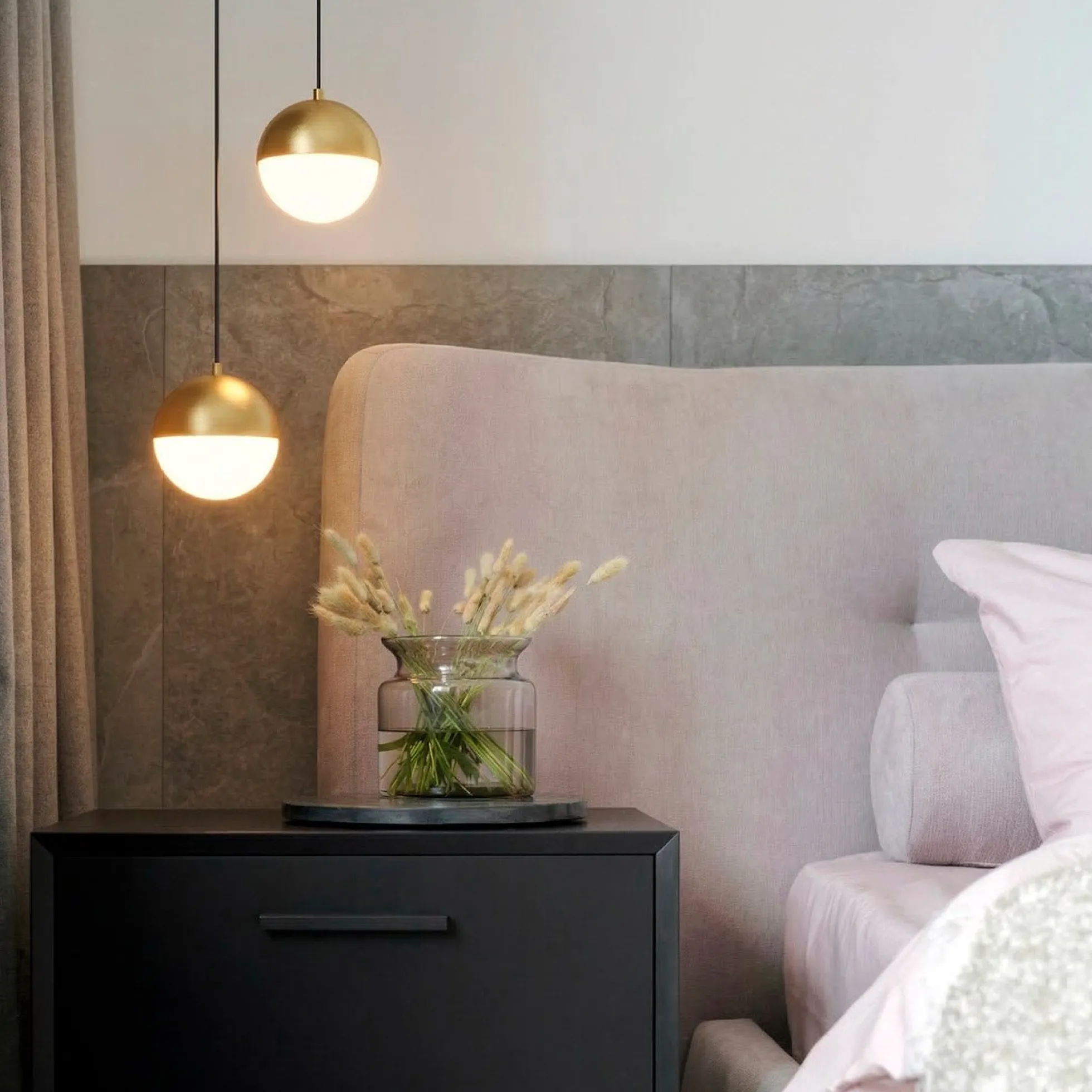 Lámpara colgante LED esférica "ASTRO" - 9W - Luz cálida