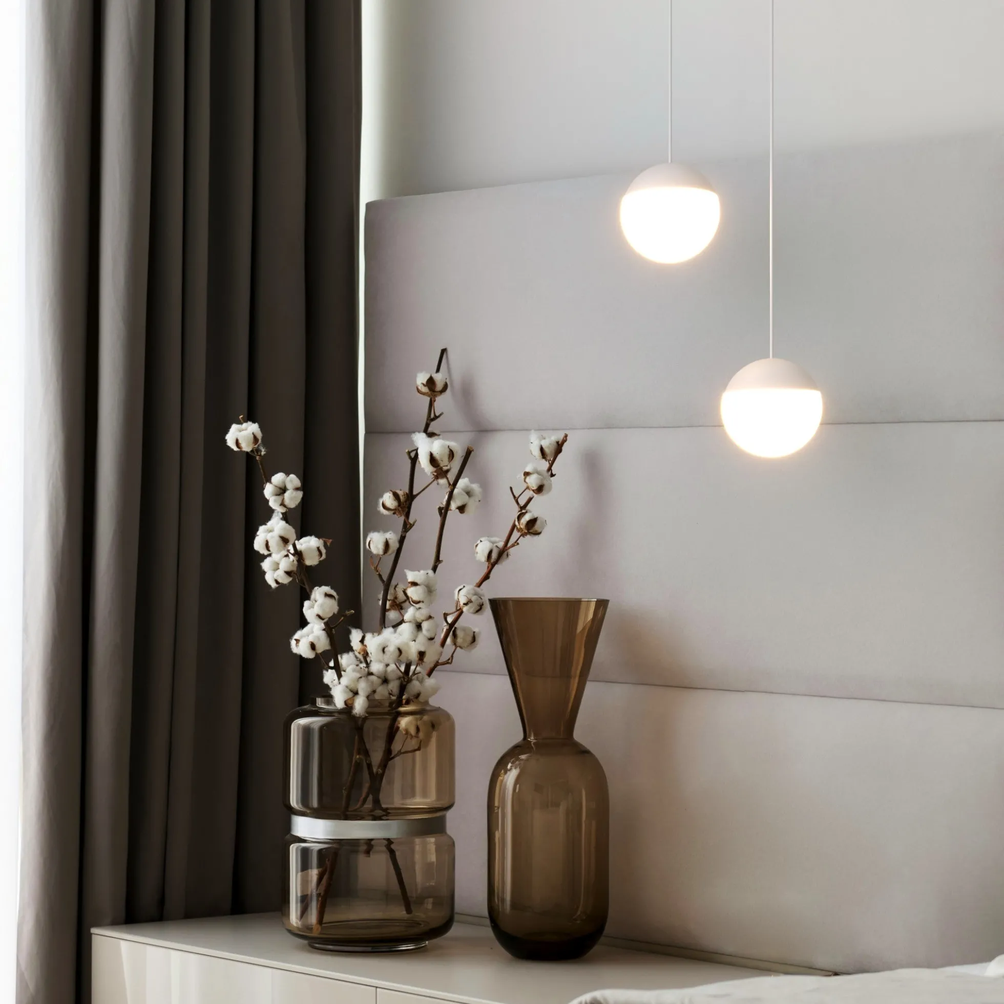 Lámpara colgante LED esférica "ASTRO" - 9W - Luz cálida
