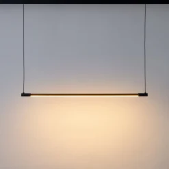 Lámpara colgante LED horizontal para carril magnético - 48V - 15W - 2800K - 80cm