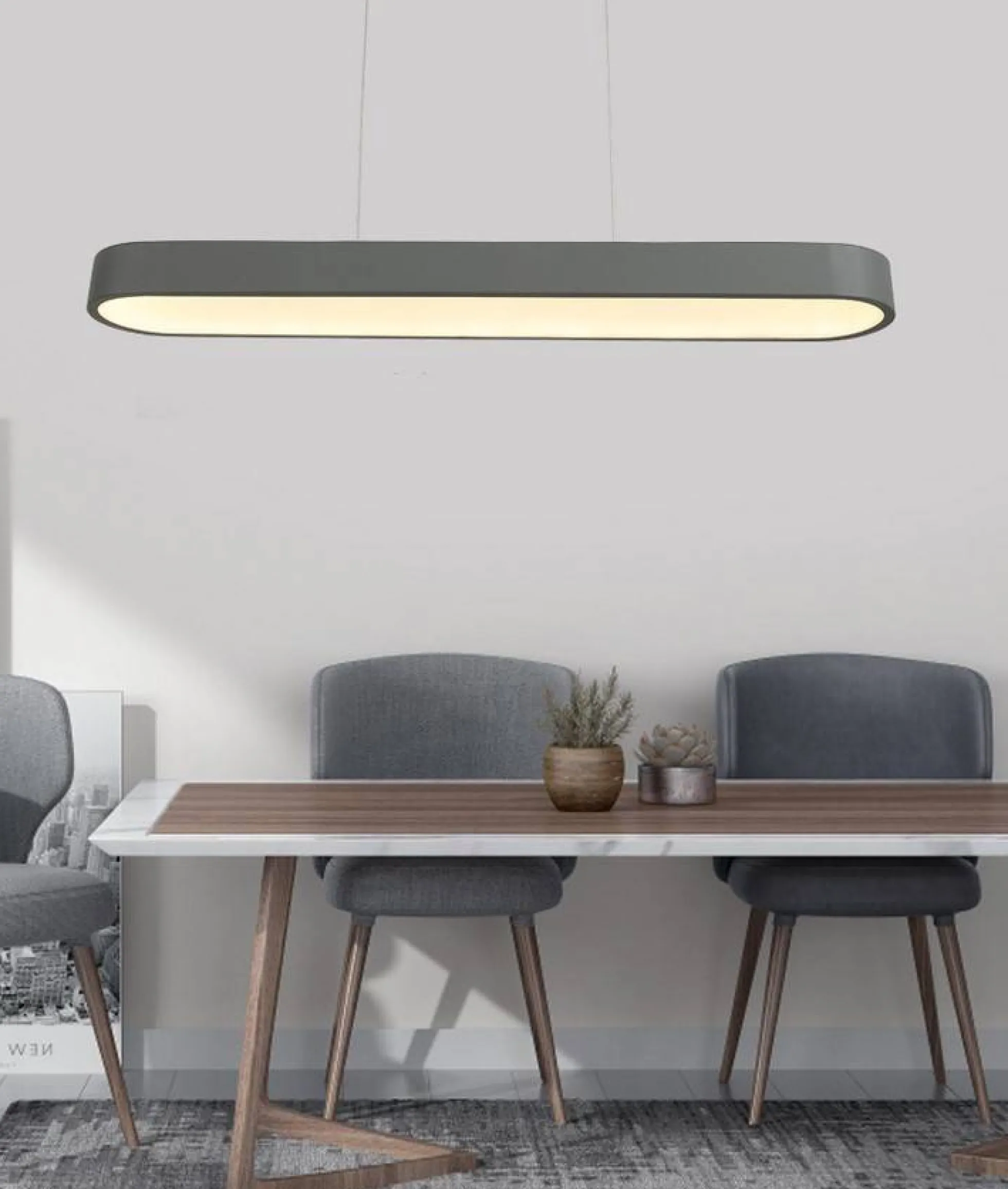 Lámpara colgante LED nórdica "RIPLEY" CCT - 44W