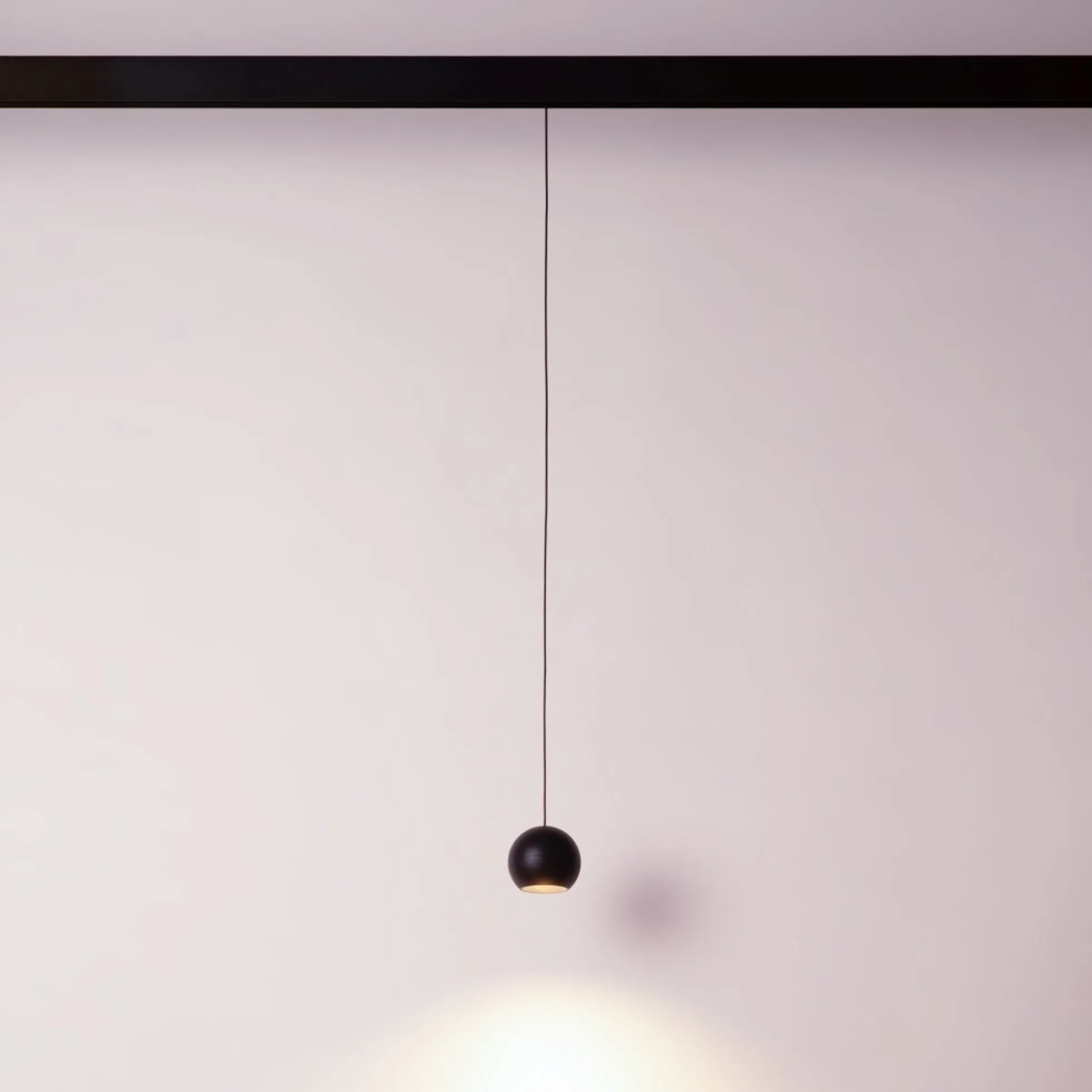 Lámpara colgante LED para carril magnético 48V "SELENE"- 9W - 2700K - Chip OSRAM