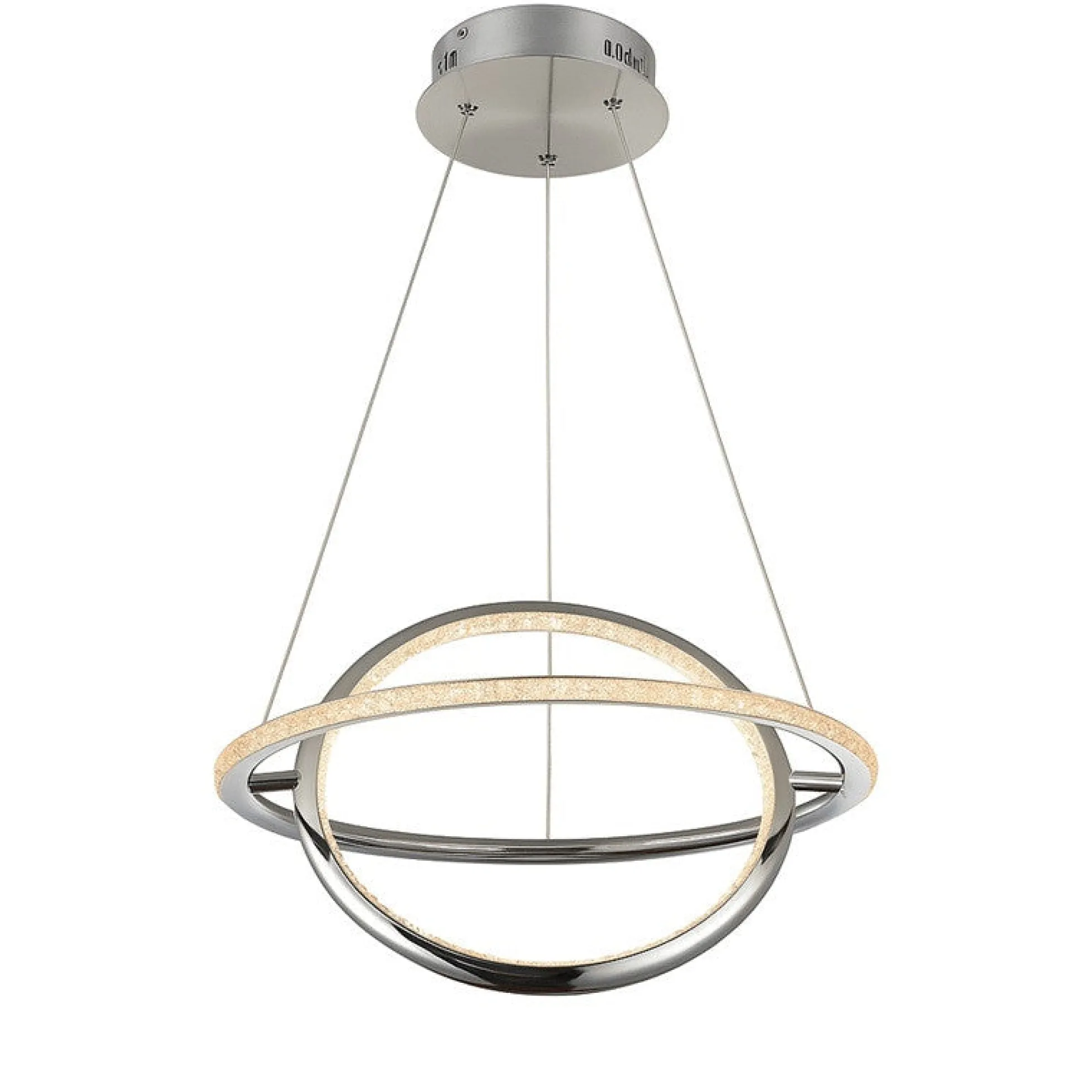 Lámpara colgante LED "SIRKLER" 28W efecto cuarzo