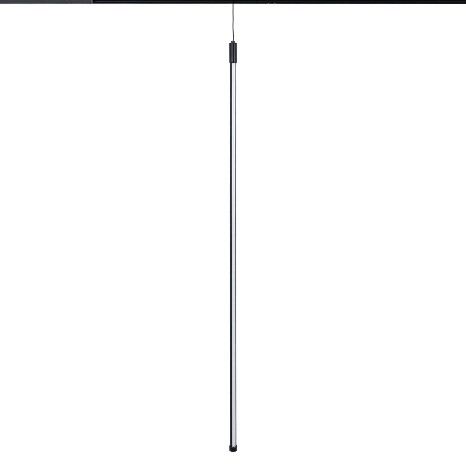 Lámpara colgante LED vertical para carril magnético - 48V - 18W - 2800K - Negra