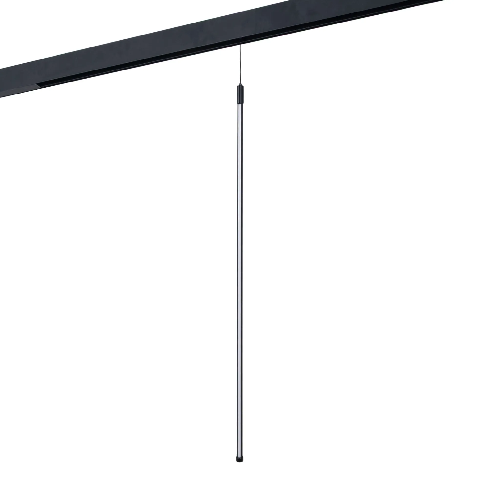 Lámpara colgante LED vertical para carril magnético - 48V - 18W - 2800K - Negra