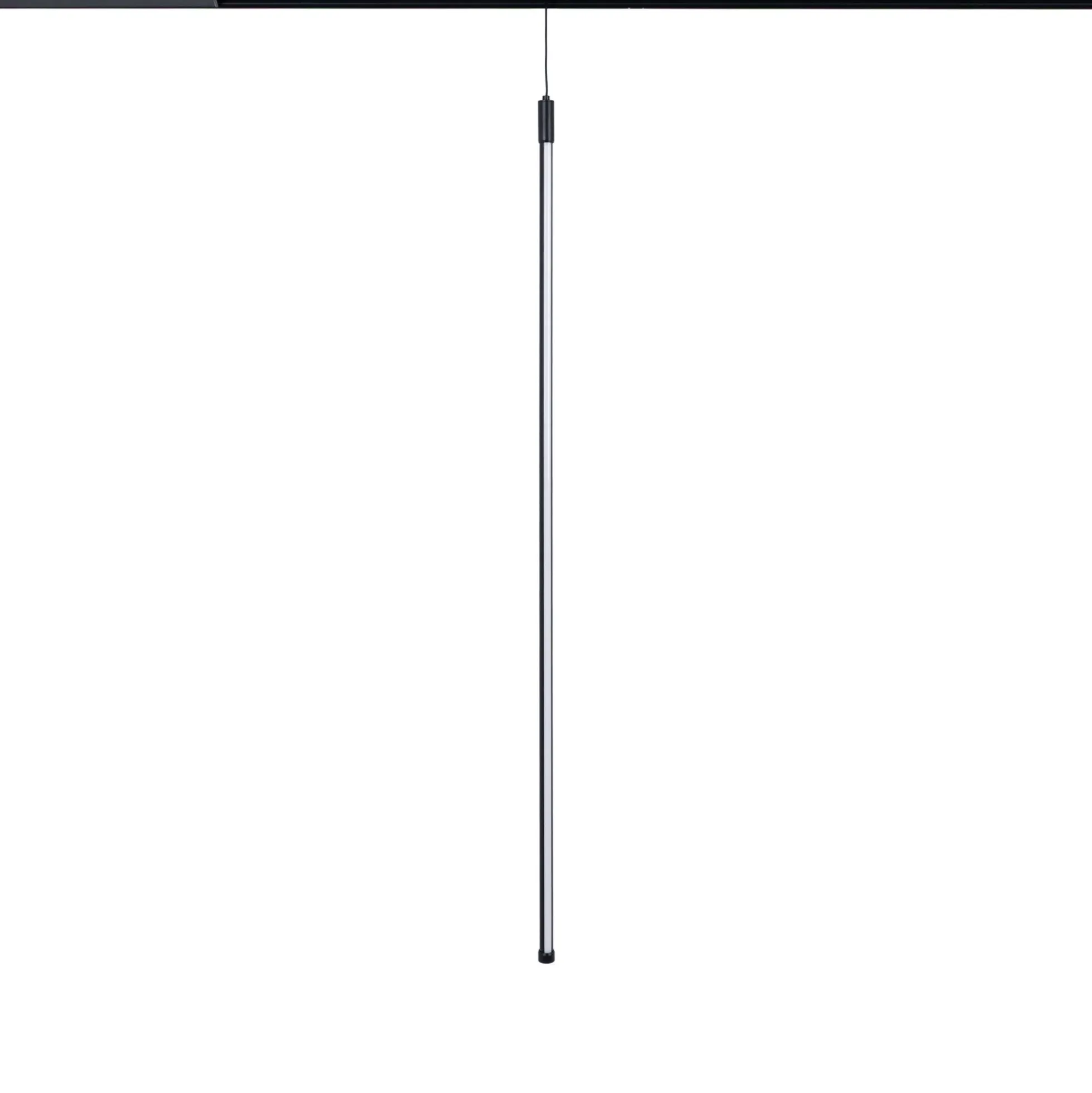 Lámpara colgante LED vertical para carril magnético - 48V - 15W - 2800K - Negra
