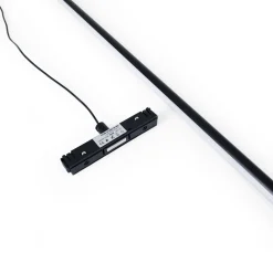 Lámpara colgante LED vertical para carril magnético - 48V - 15W - 2800K - Negra