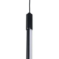 Lámpara colgante LED vertical para carril magnético - 48V - 15W - 2800K - Negra