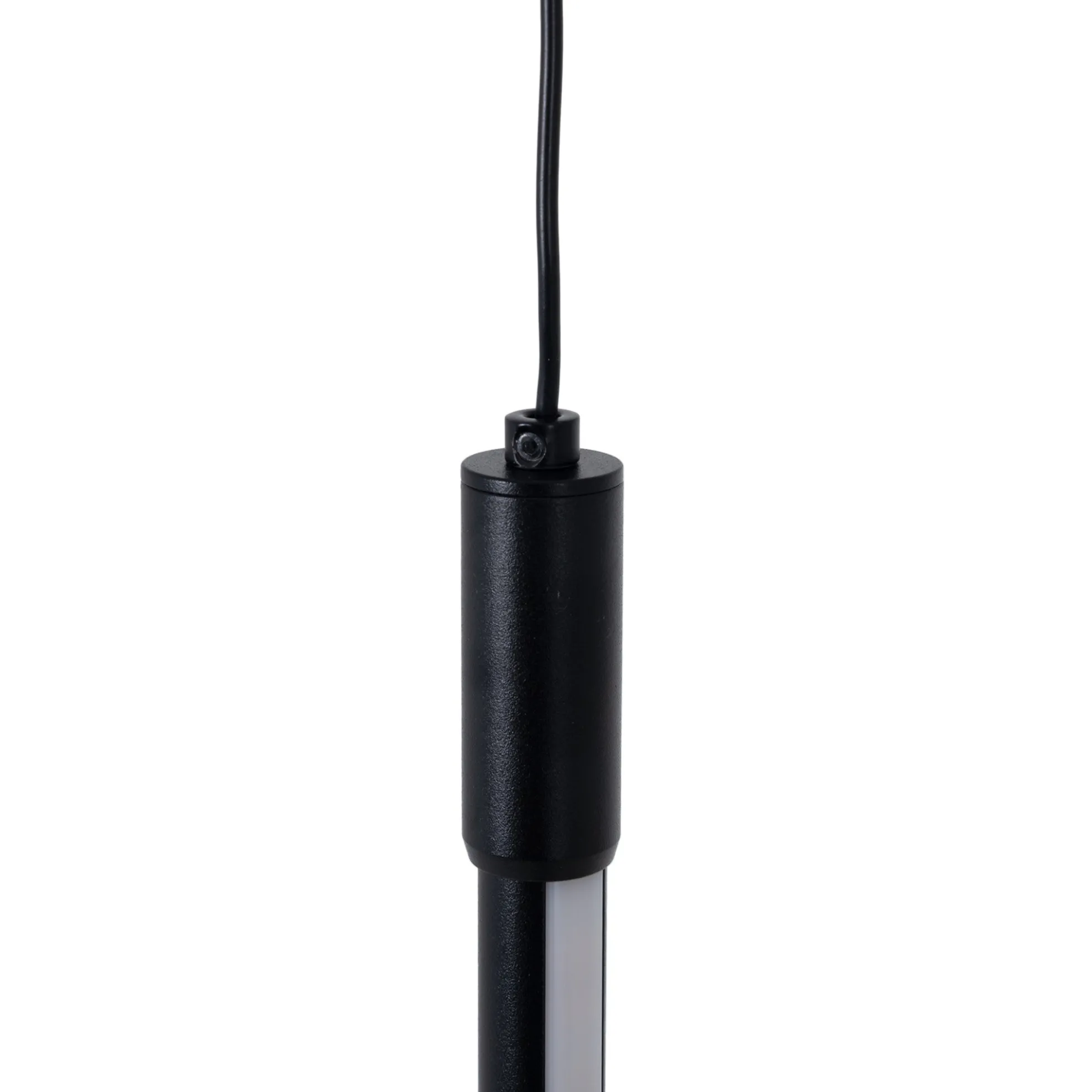 Lámpara colgante LED vertical para carril magnético - 48V - 15W - 2800K - Negra