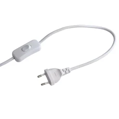 Lámpara colgante minimalista con cable y enchufe 