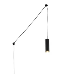 Lámpara colgante minimalista con cable y enchufe 