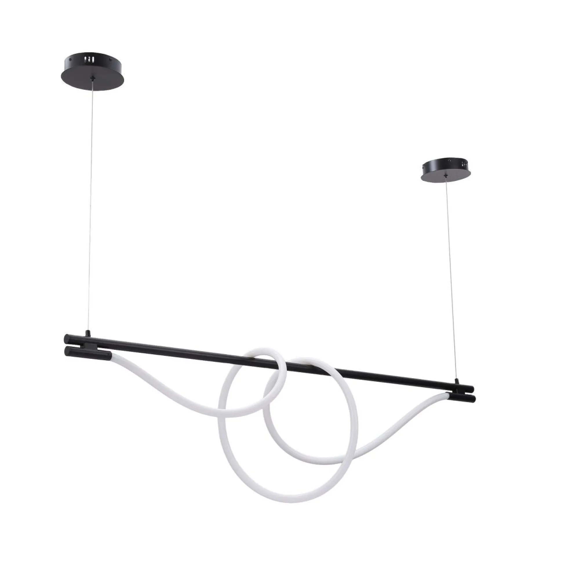 Lámpara colgante moderna neón ondulante "Corda" - 360º - 45W - 3000K