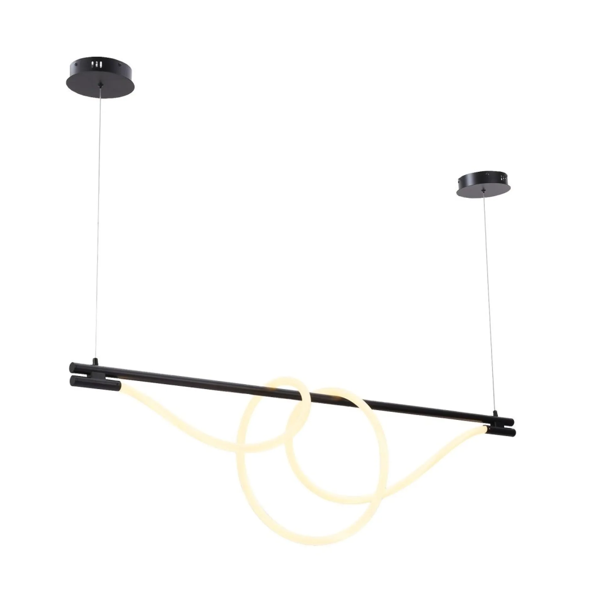Lámpara colgante moderna neón ondulante "Corda" - 360º - 45W - 3000K