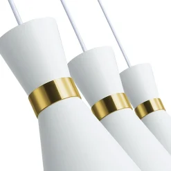 Lámpara colgante nórdica de metal
