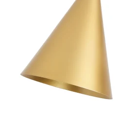 Lámpara colgante nórdica en metal y madera 