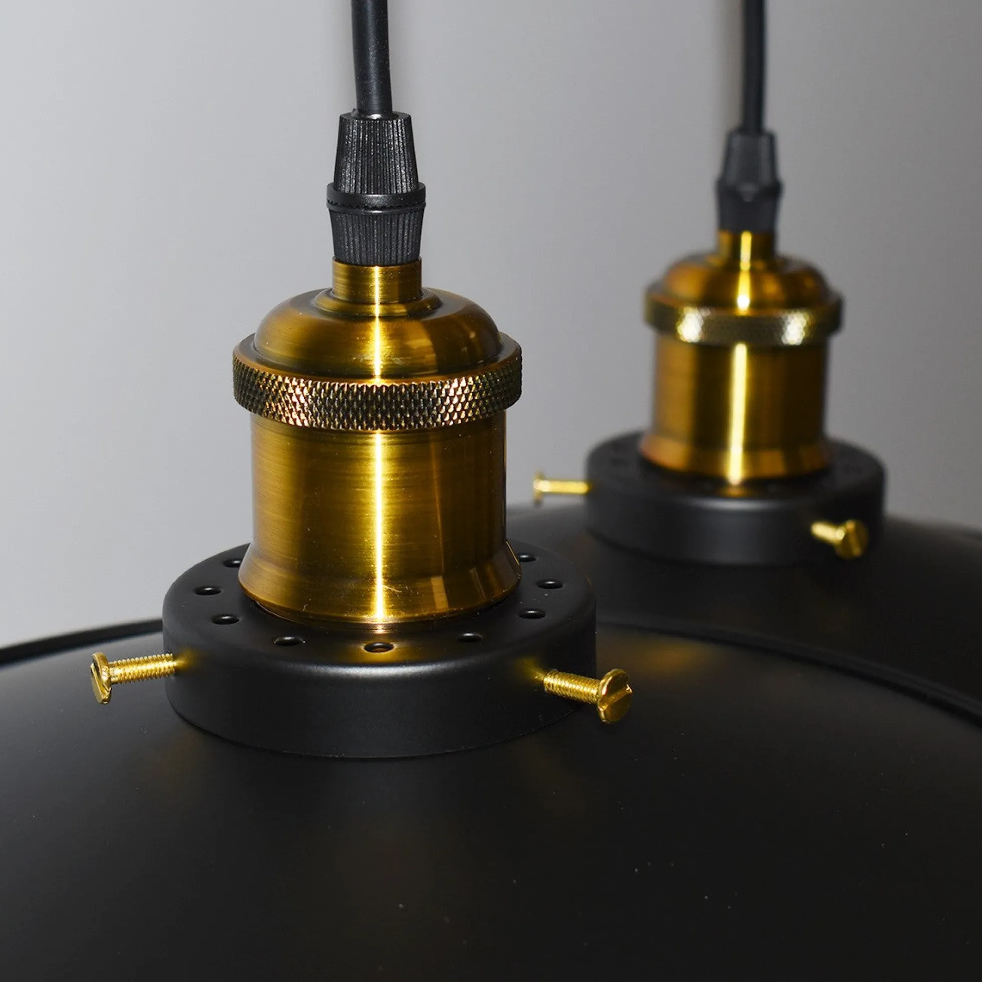 Lámpara colgante triple "CLOCK WORK"
