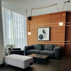 Lámpara configurable "Axia 5" - KIT 2 lámparas bola 12W + cinta textil eléctrica + accesorios