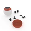 Lámpara configurable "Axia 3" - KIT lámpara bola 12W + cinta textil eléctrica + accesorios
