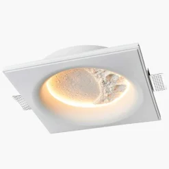 Lámpara de escayola trimless en forma de luna