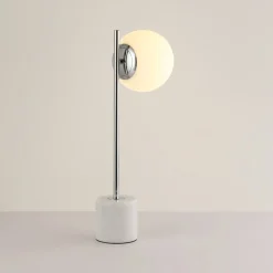 Lámpara de mesa bola cristal