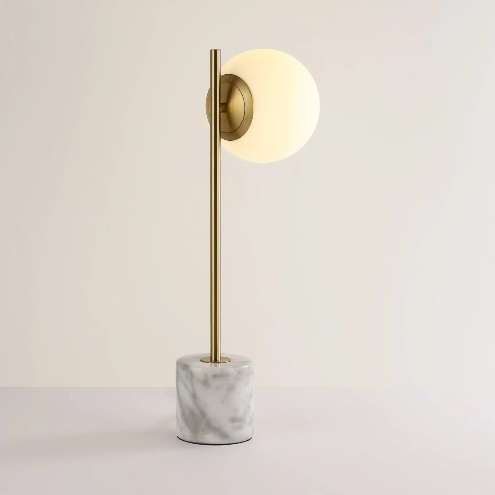 Lámpara de mesa bola cristal "LICRU" - E27 - Ø 15cm
