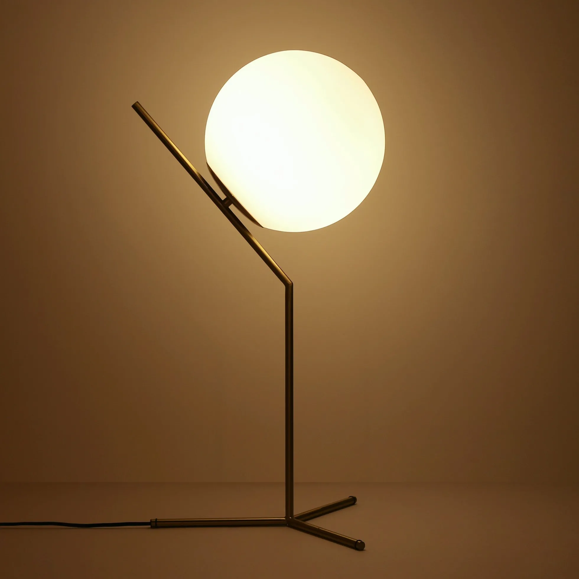 Lámpara de mesa bola cristal "NOLA" - E27 - Ø 25cm