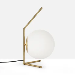 Lámpara de mesa bola cristal
