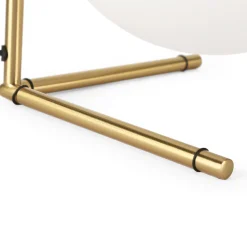 Lámpara de mesa bola cristal