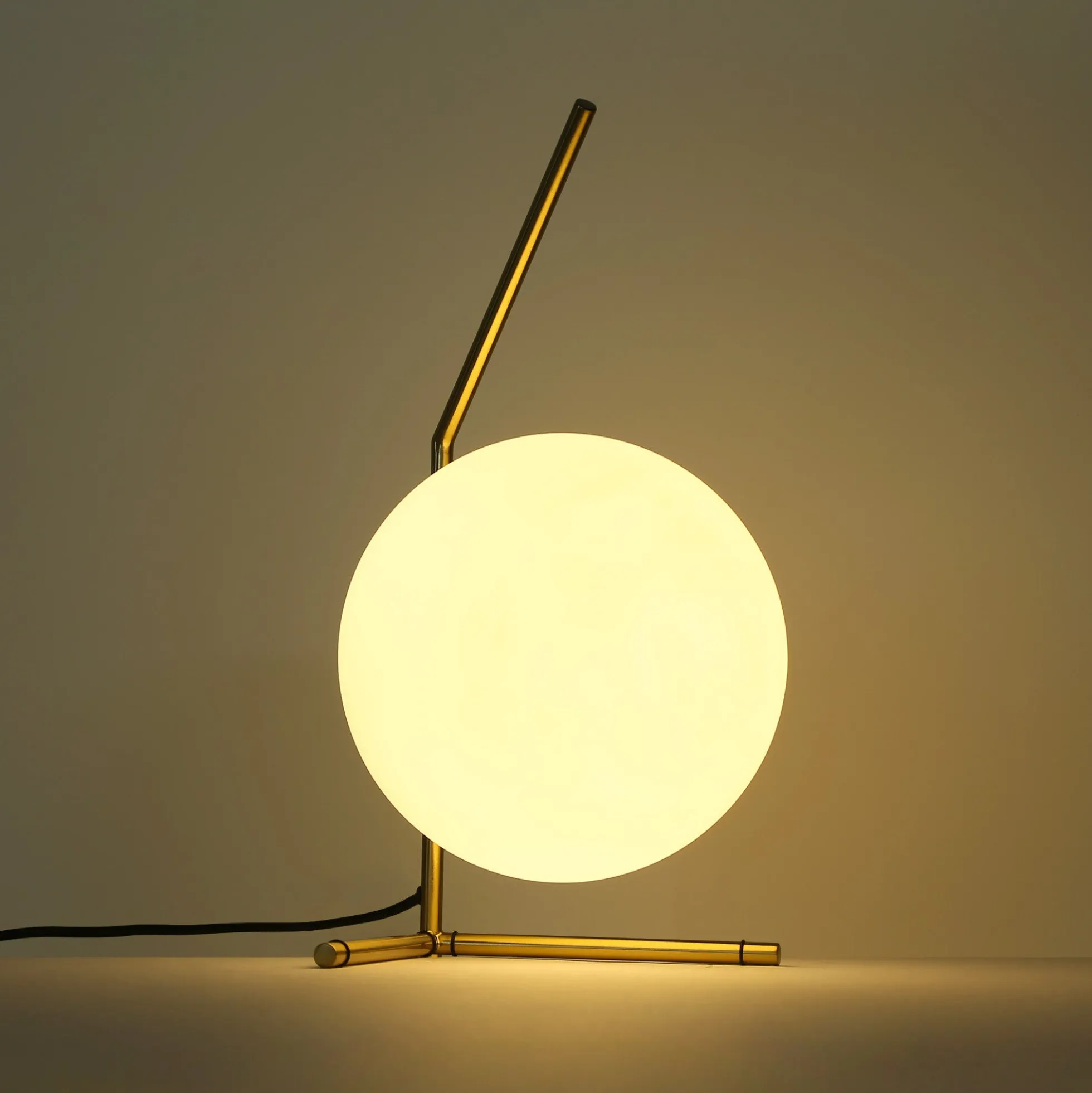 Lámpara de mesa bola cristal "OCTO 200" - E27 - Ø 22cm